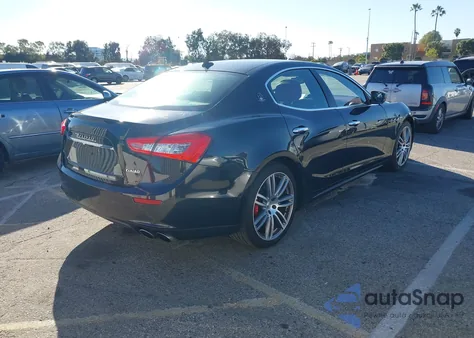 2017 Maserati Ghibli S из США, поврежденный, VIN ZAM57RSS8H1233596